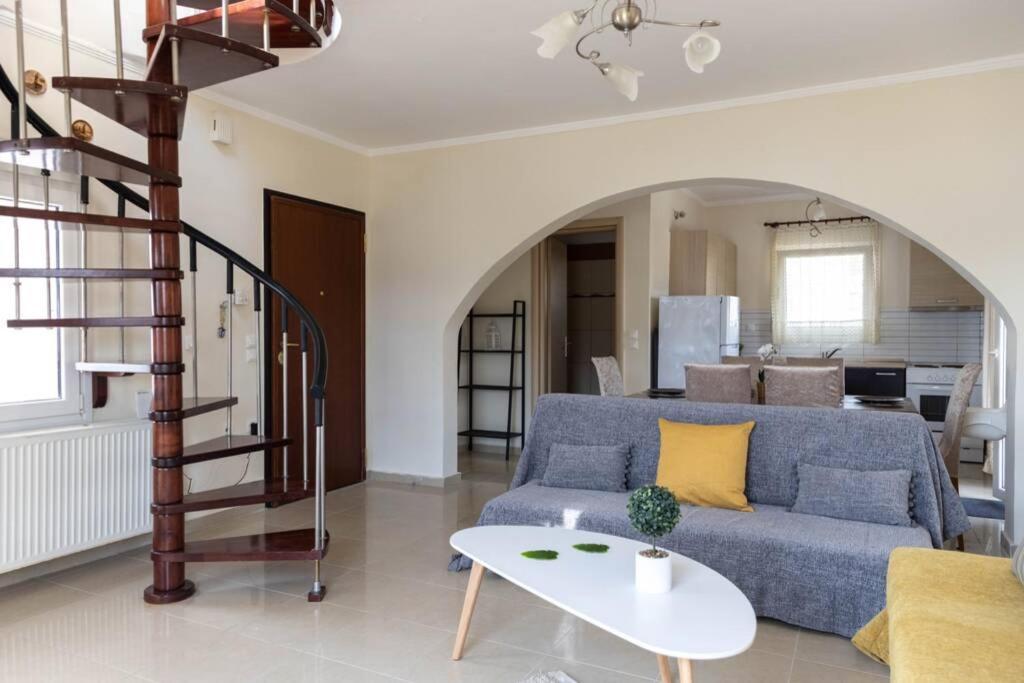 Port View House-Comfy Family Apartment-Panoramic View Неа-Перамос Экстерьер фото