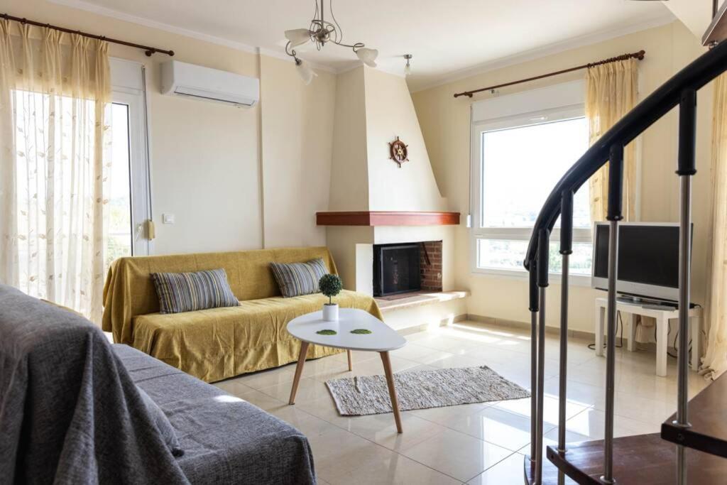 Port View House-Comfy Family Apartment-Panoramic View Неа-Перамос Экстерьер фото