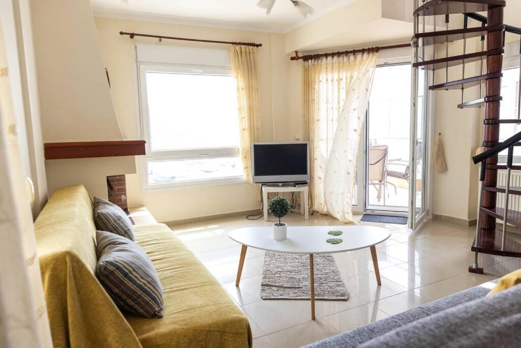 Port View House-Comfy Family Apartment-Panoramic View Неа-Перамос Экстерьер фото